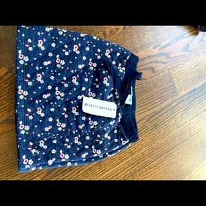 BNWT girls French designer Petit Bateau skirt size 6